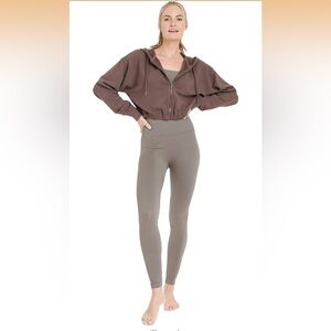 ALL IN MOTION Taupe/Tan Ultra High Waist Waffle Leggings